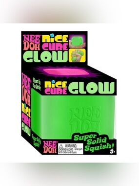 Nice Cube Glow Super Solid Squish - Green